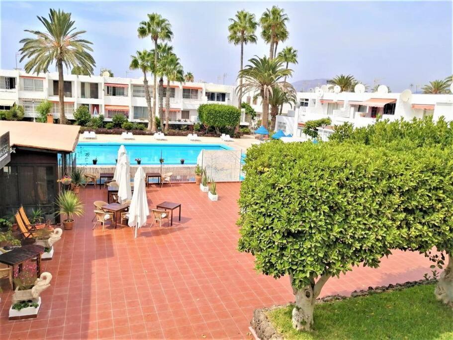 Cozy One Bedroom Apartment With Spacious Terrace. Pool And Garden View Costa Del Silencio Exterior foto